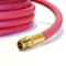 Steelman 30-Foot Long Rubber 3/8" ID Air Hose with 3/8" NPT Brass Fittings 98459-IND - alternate 2